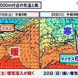 19日～20日　異例の残暑から一転、肌寒く　北海道は初雪の可能性　気温変化に注意