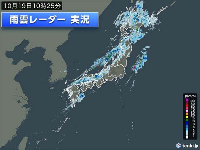 長崎県では10月1か月の1.5倍超の雨