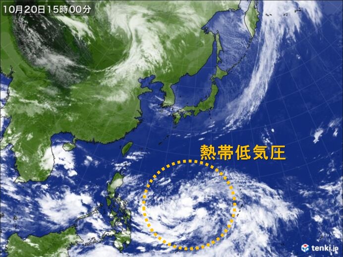 「台風20号」発生へ