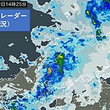 中国地方　明日23日明け方まで激しい雨や雷雨　風強まり夜は朝よりも気温低い