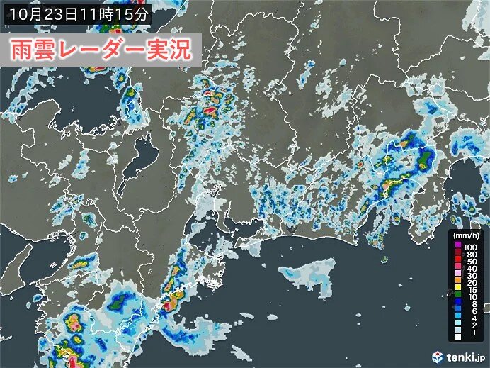 今日23日は大気が非常に不安定　東海地方　この後の雨は?　激しい突風や落雷に注意