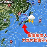 今日23日　午後は近畿～北海道で激しい雨のおそれ　明日24日は北海道で暴風警戒