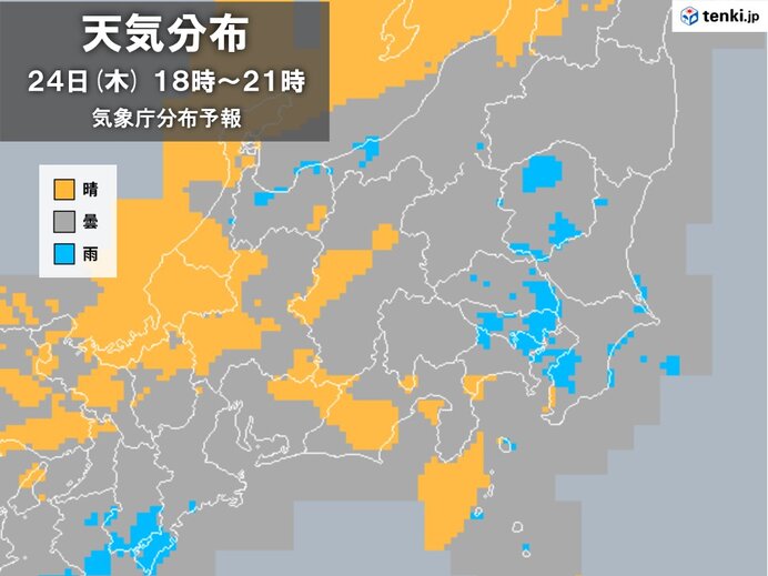 今日24日　東京都心153日目の夏日か　夕方以降は所々で雨