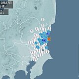 茨城県で震度3の地震　津波の心配なし