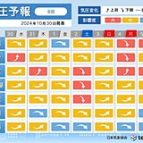 三連休は頭痛やめまいに注意　2日は関東～近畿で気圧低下の影響「大」　寒暖差も注意