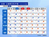 2日は大雨　九州北部は平年ひと月分以上の雨量も　3連休明けは北海道で雪　急に寒く