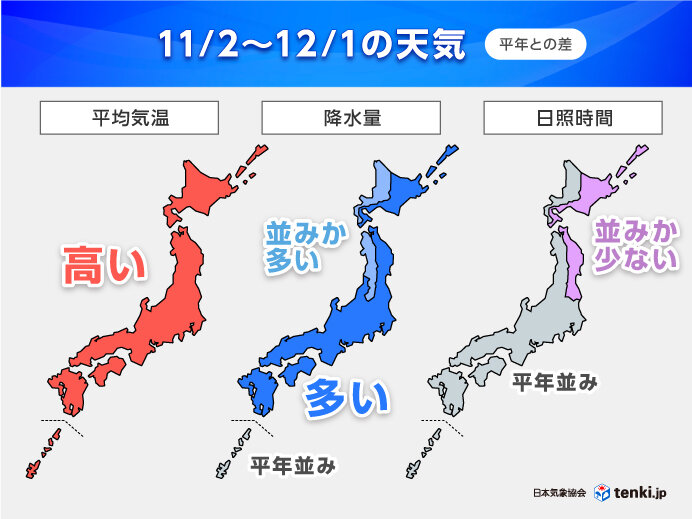 全国的に雨量多い　11月とは思えない大雨も