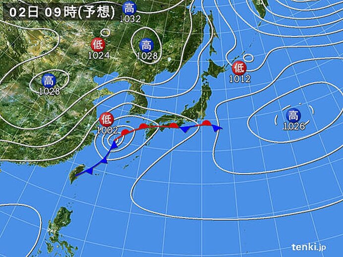 台風から変わる低気圧や前線の影響で警報級の大雨の恐れ