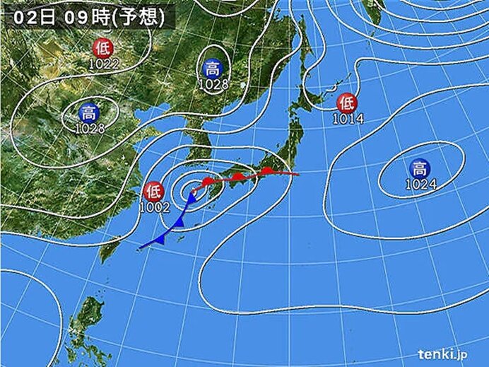 明日2日(土)は警報級の大雨のおそれ　土砂災害などに警戒