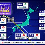 5日火曜の朝　「きぼう」を見つけるチャンス　何時頃?　どこで見られる?　天気は?