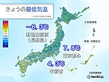 9日朝は冷え込み強まる　甲府で初霜・初氷　最高気温は前日より高く　日差しに温もり