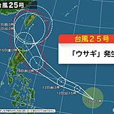 台風25号「ウサギ」発生　台風4つ同時発生　11月としては統計開始以来初めて