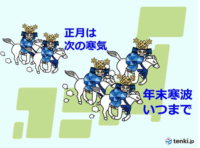 大雪とふぶき　いつまで　年末寒波の予想は