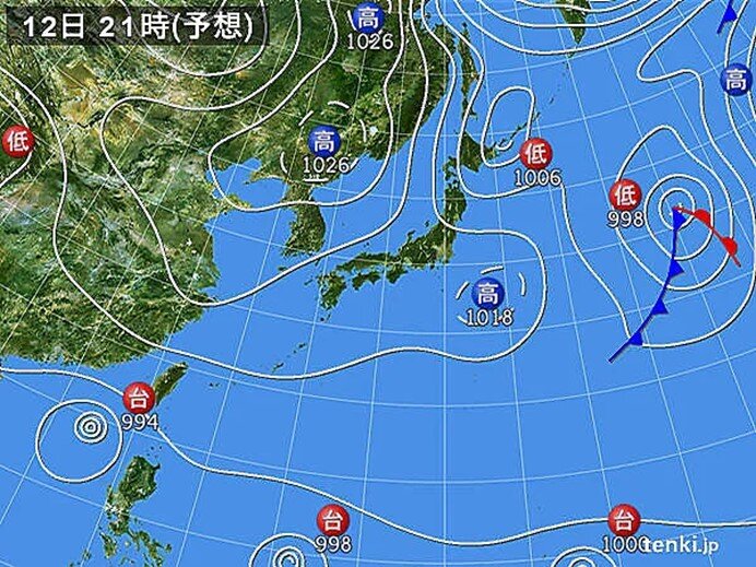 北陸・東北・北海道は次第に天気下り坂