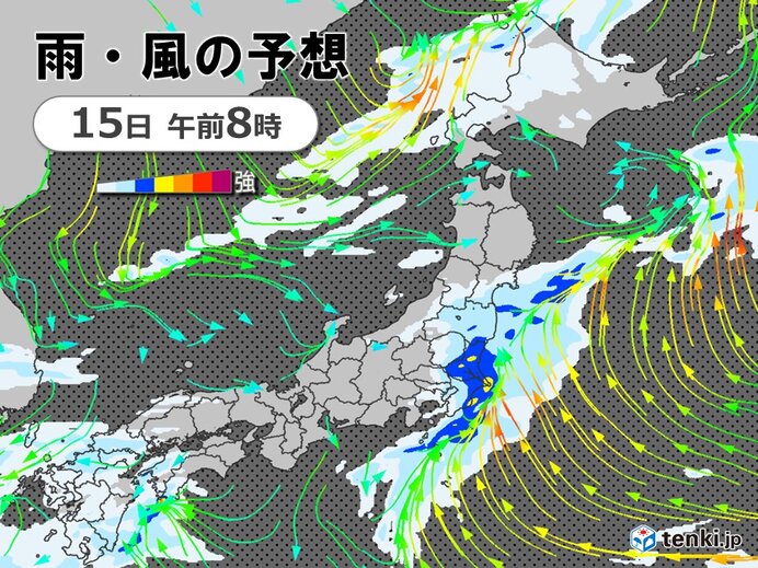 北海道～沖縄の所々で雨や雷雨　関東で激しい雨も