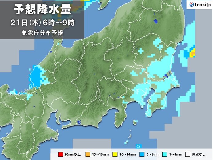 北陸は雷雨に注意　関東は沿岸部で朝まで雨
