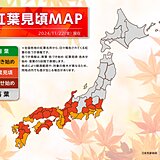 紅葉情報　今週末の見頃スポットは?　土日は太平洋側で晴れるも寒さ対策を