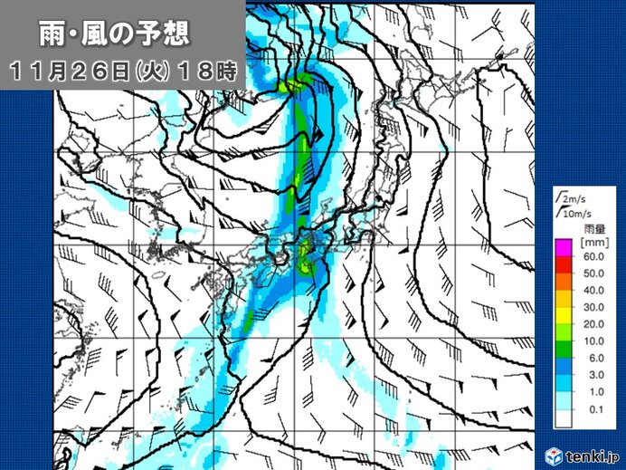 26日(火)～27日(水)　全国的に荒天