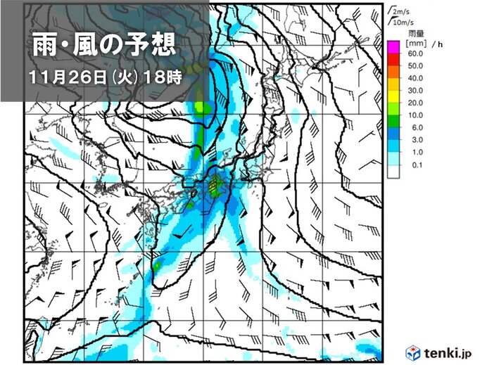 26日(火)～27日(水)　全国的に荒れた天気