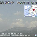 新燃岳　火山性地震が増加