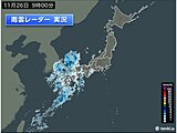 九州や沖縄で雨雲発達　1時間に50ミリ超の非常に激しい雨　関東なども今夜は広く雨