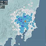 栃木県、群馬県、埼玉県で震度3の地震　津波の心配なし