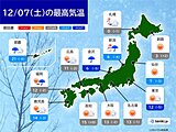 今日7日　全国的に寒さ増す　日本海側　雪エリア次第に拡大　西日本の峠も積雪注意