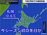 札幌は今シーズン初の真冬日に　次のまとまった雪はいつ?