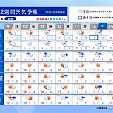 全国的に冬本番の寒さ　日本海側は大雪・荒天の恐れ　列島に寒波　2週間天気