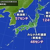 山沿いを中心に積雪急増　14日からは一段と強い寒気が南下　雪道の運転　注意点は