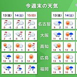 週末は冬の嵐　雪の範囲が拡大　太平洋側でも警報級の大雪に　強い寒気が列島を覆う