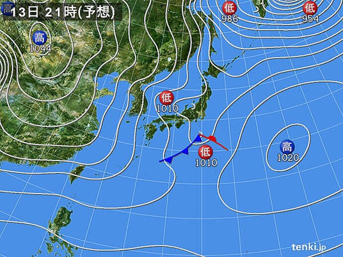 日本海側は雪や雨で雷を伴う所も　太平洋側も雨や雪