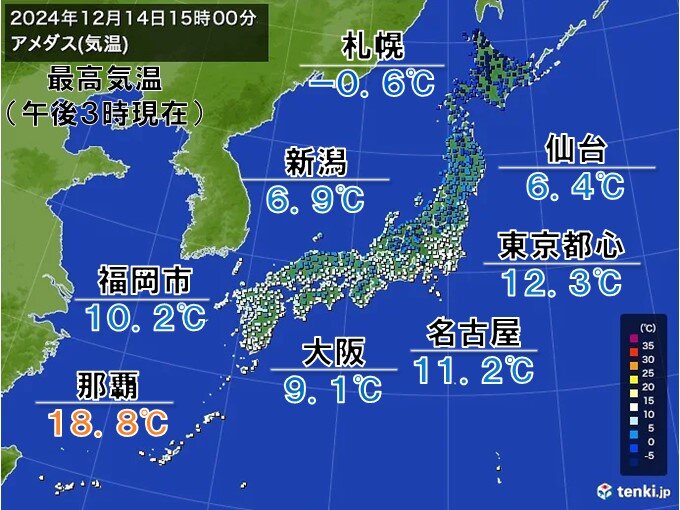 札幌は3日連続の真冬日か?