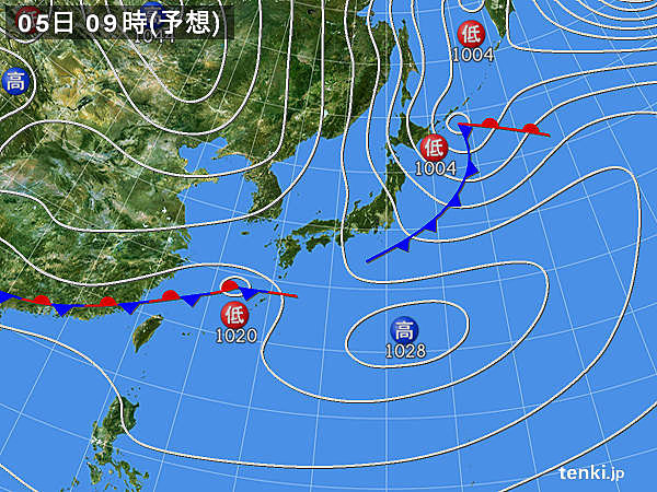 あさって以降　南岸低気圧の動きに注意