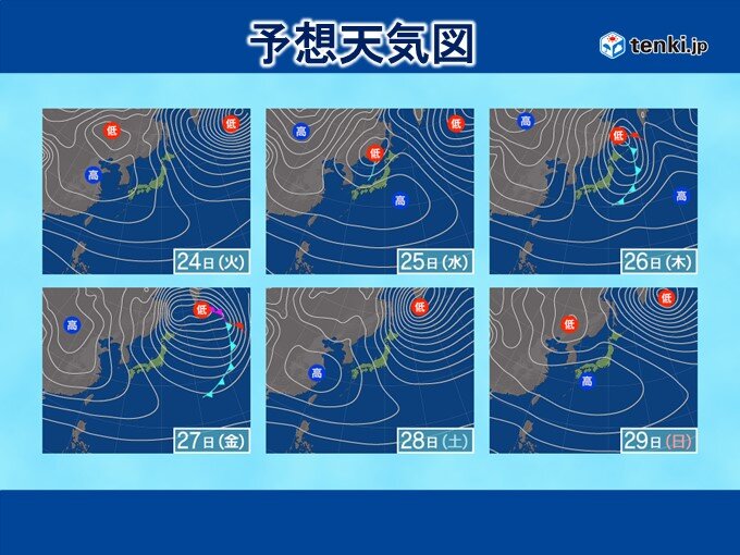 道路の気象影響予測(北海道～東海)