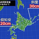 北海道　明日(24日)にかけて道央圏は大雪の恐れ