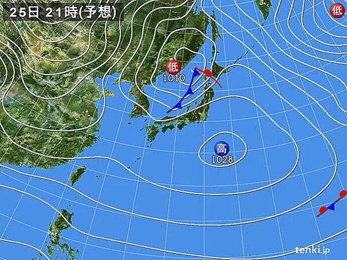 日本海側の雪は一旦収まる　夜は再び雪や雨も