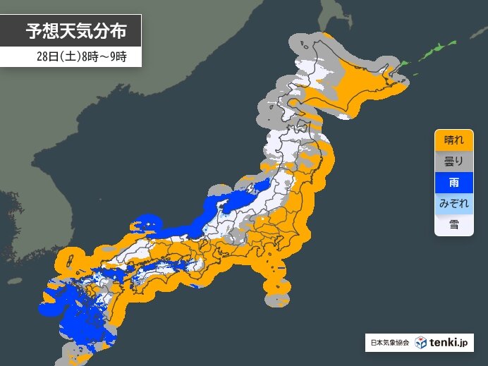 雪が強まるのは　いつ?　どこ?