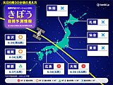 初日の出の前に国際宇宙ステーション(ISS)きぼうを見るチャンス　時刻や天気は?