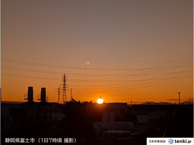 静岡県富士市もきれいな初日の出