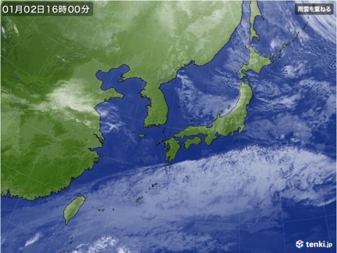 明日3日～4日は日本海側の山沿いは雪強まる　関東にも雨雲や雷雲かかる