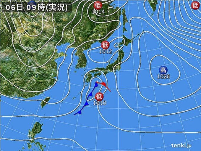 関東から西は冷たい雨　北陸から北は気温上昇へ