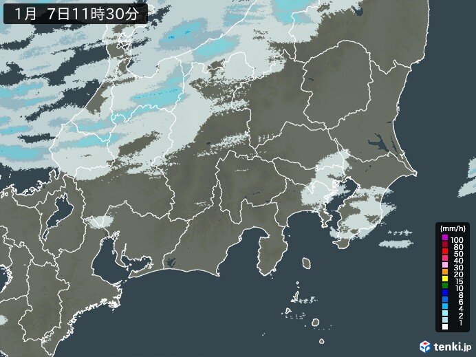 夕方まで雨の降る所も　気温は上昇