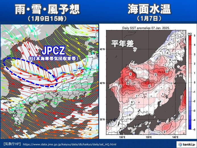 ドカ雪の原因は3つ