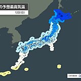 全国的に寒さ少し和らぐも束の間　明日12日は再び雪舞う寒さ　防寒対策を万全に