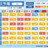 気圧変化による体調不良に注意　14日と16日頃は東北などで影響度「大」