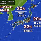 今日15日も太平洋側は空気カラカラ　強風も　しばらく乾燥が続く　火災を防ぐには