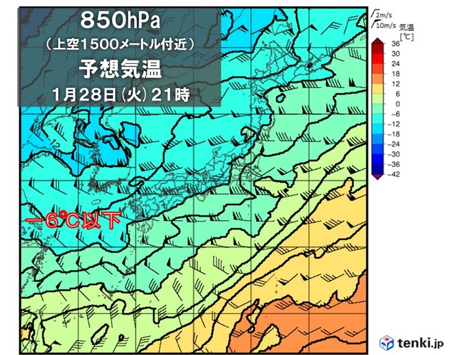 28日～29日は北日本から西日本の日本海側で荒天　九州でも雪　列島に再び強い寒気