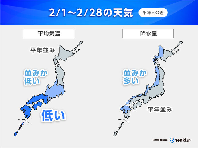 2月前半　「立春寒波」の影響が長続き