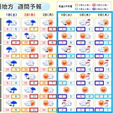 明日1日の九州はまとまった雨　来週4日～6日は再び寒波襲来　大雪や寒さへの備えを